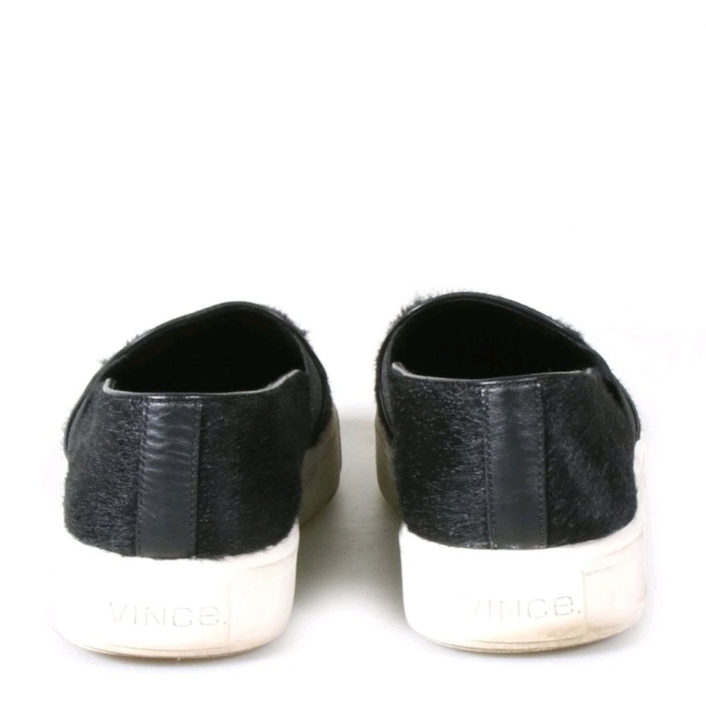 Vince "Berlin" Black Calf Hair slip on Sneakers 🖤 7.5 - Picture 3 of 8